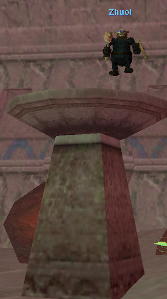 Zhuol on a pedestal